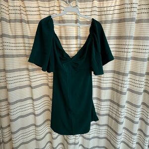 Abercrombie & Fitch Emerald Green Mini Dress